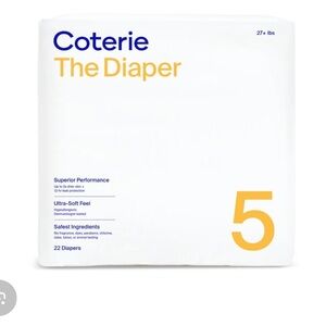 ISO Coterie Diapers size 5/6